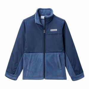 Columbia Navy Blue Steens Mt II Overlay Fleece Lined Jacket - Youth L